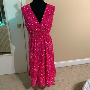 Pink Polka Dot Dress